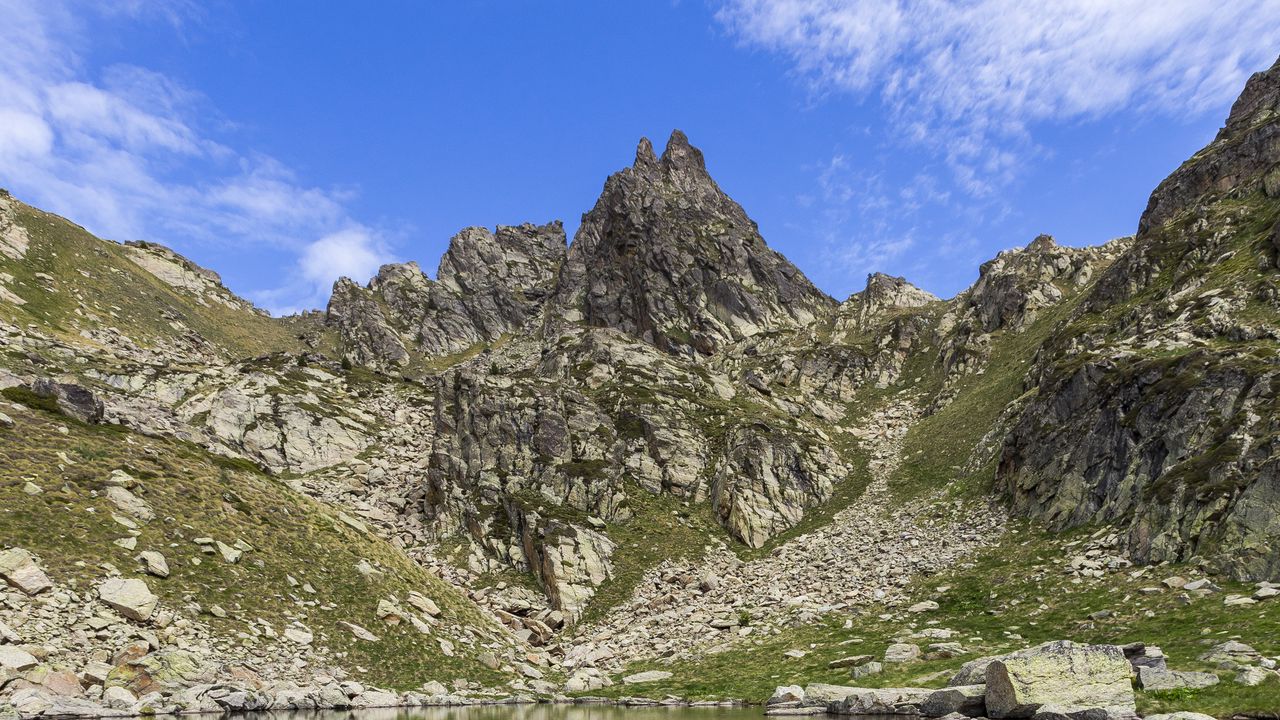 Wallpaper landscape, rocks, lake, stones hd, picture, image