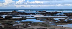 Preview wallpaper landscape, sea, rocks, coast