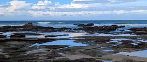 Preview wallpaper landscape, sea, rocks, coast