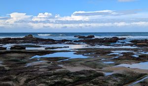 Preview wallpaper landscape, sea, rocks, coast