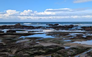 Preview wallpaper landscape, sea, rocks, coast