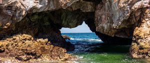 Preview wallpaper landscape, sea, rocks, arch