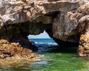Preview wallpaper landscape, sea, rocks, arch