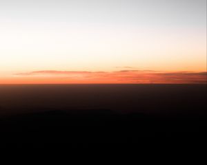 Preview wallpaper landscape, twilight, horizon, evening, sky