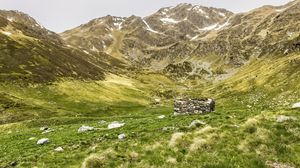 Preview wallpaper landscape, valley, mountains, well, nature