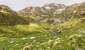 Preview wallpaper landscape, valley, mountains, well, nature