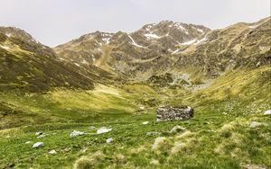 Preview wallpaper landscape, valley, mountains, well, nature