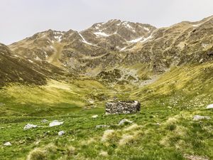 Preview wallpaper landscape, valley, mountains, well, nature