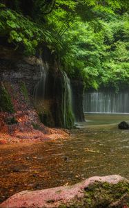 Preview wallpaper landscape, waterfalls, river, nature