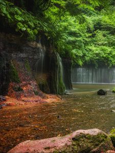 Preview wallpaper landscape, waterfalls, river, nature