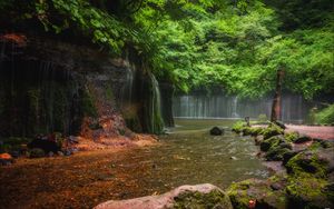 Preview wallpaper landscape, waterfalls, river, nature