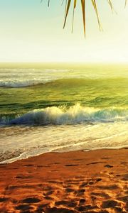 Preview wallpaper landscapes, nature, sea, ocean, water, sand, shore, coast