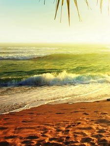 Preview wallpaper landscapes, nature, sea, ocean, water, sand, shore, coast