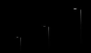 Preview wallpaper lantern, bw, black, glow