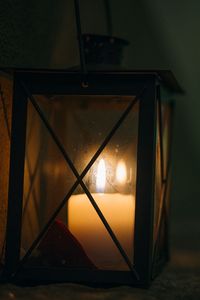 Preview wallpaper lantern, candle, fire, light, dark