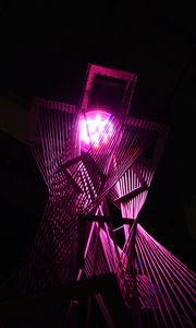 Preview wallpaper lantern, construction, light, purple