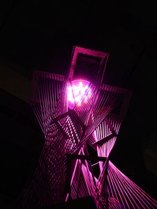 Preview wallpaper lantern, construction, light, purple