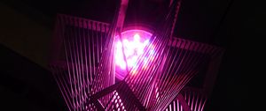 Preview wallpaper lantern, construction, light, purple
