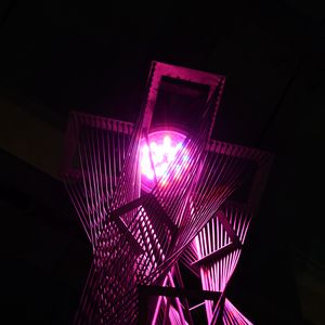 Preview wallpaper lantern, construction, light, purple