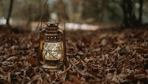 Preview wallpaper lantern, garland, light, glow