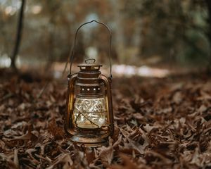 Preview wallpaper lantern, garland, light, glow