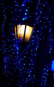 Preview wallpaper lantern, garlands, light, glow