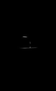 Preview wallpaper lantern, girl, night, darkness, black