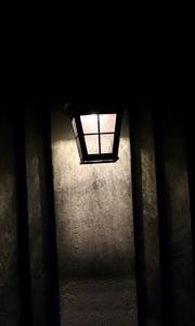 Preview wallpaper lantern, glow, building, dark
