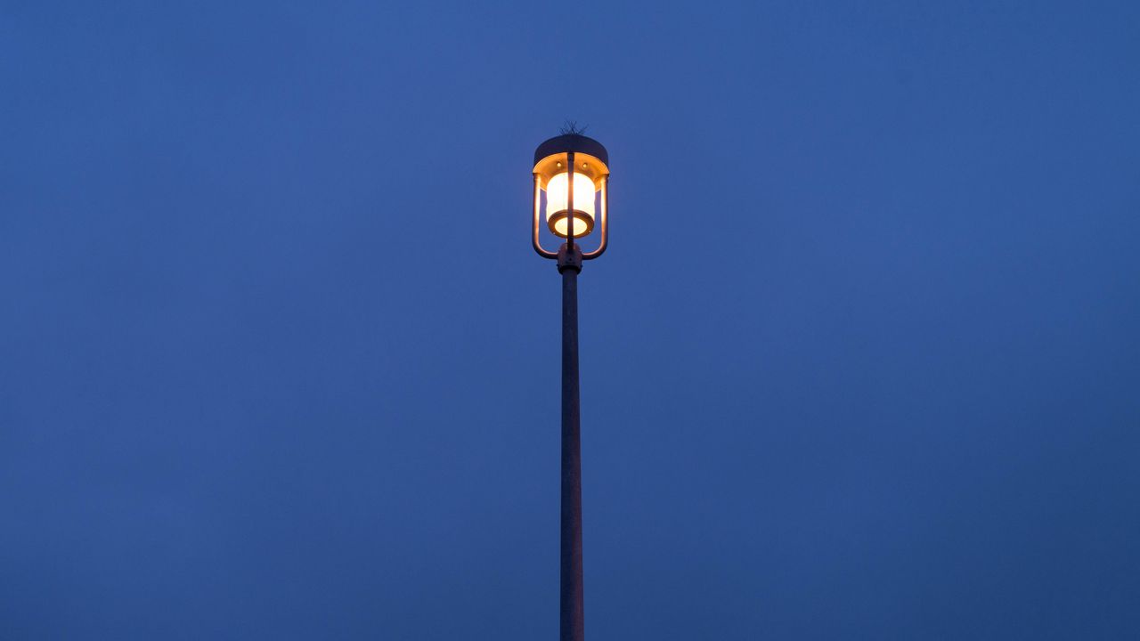 Wallpaper lantern, glow, minimalism
