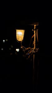 Preview wallpaper lantern, glow, night, dark