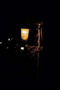 Preview wallpaper lantern, glow, night, dark