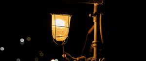 Preview wallpaper lantern, glow, night, dark