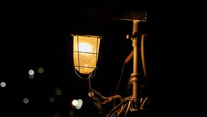 Preview wallpaper lantern, glow, night, dark