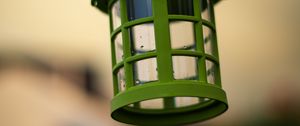 Preview wallpaper lantern, green, wet