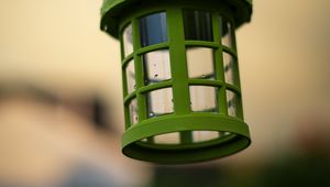 Preview wallpaper lantern, green, wet