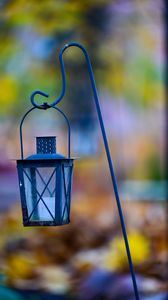 Preview wallpaper lantern, lamp, construction, blur