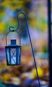 Preview wallpaper lantern, lamp, construction, blur
