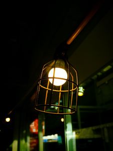 Preview wallpaper lantern, lamp, dark