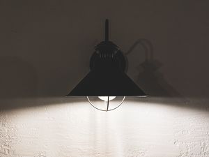 Preview wallpaper lantern, lamp, glow, wall, texture