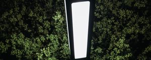 Preview wallpaper lantern, light, bushes, night