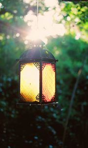 Preview wallpaper lantern, light, glow, sunlight