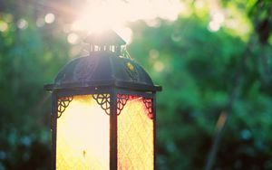 Preview wallpaper lantern, light, glow, sunlight