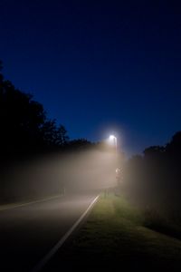 Preview wallpaper lantern, light, road, night, dark