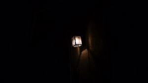 Preview wallpaper lantern, lighting, glow, dark, darkness