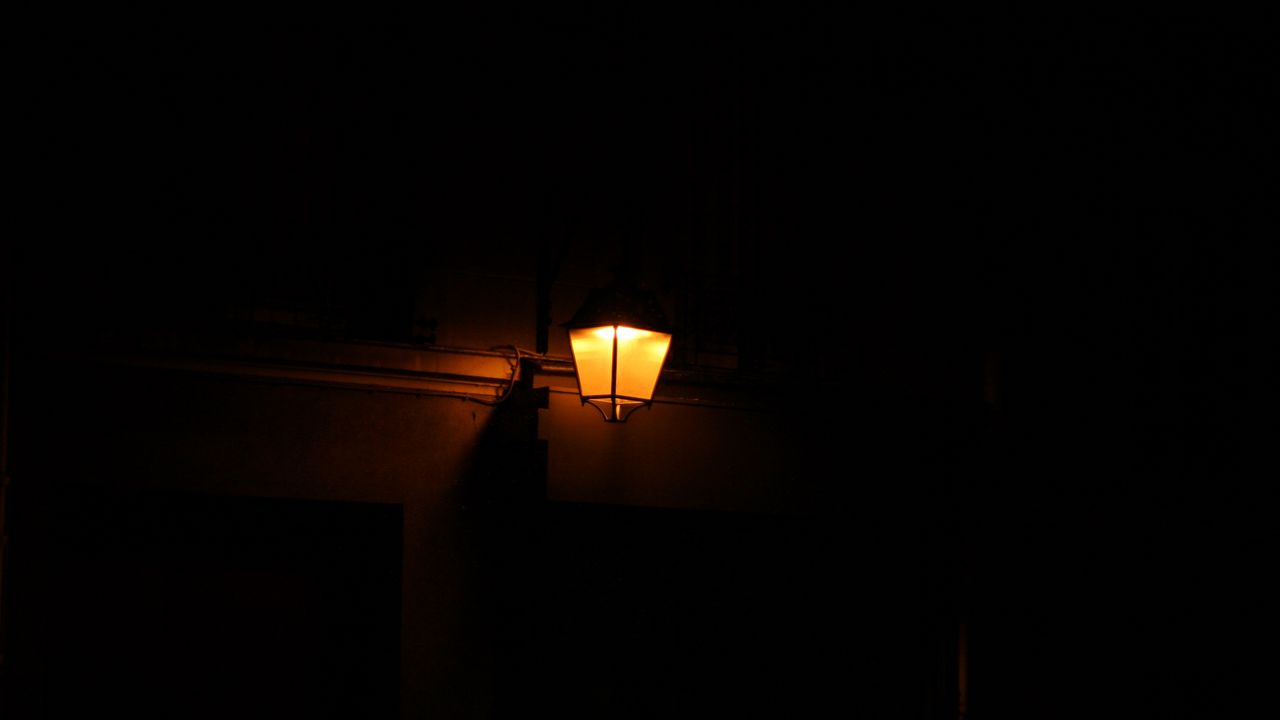 Wallpaper lantern, lighting, light, dark
