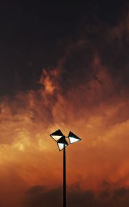 Preview wallpaper lantern, lighting, twilight, sky, clouds