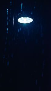 Preview wallpaper lantern, rain, night, light