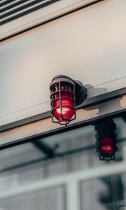 Preview wallpaper lantern, red, light bulb, cover, light