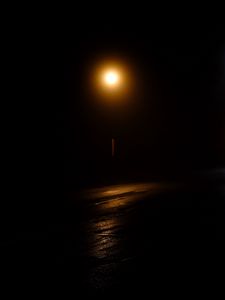 Preview wallpaper lantern, road, night, glow