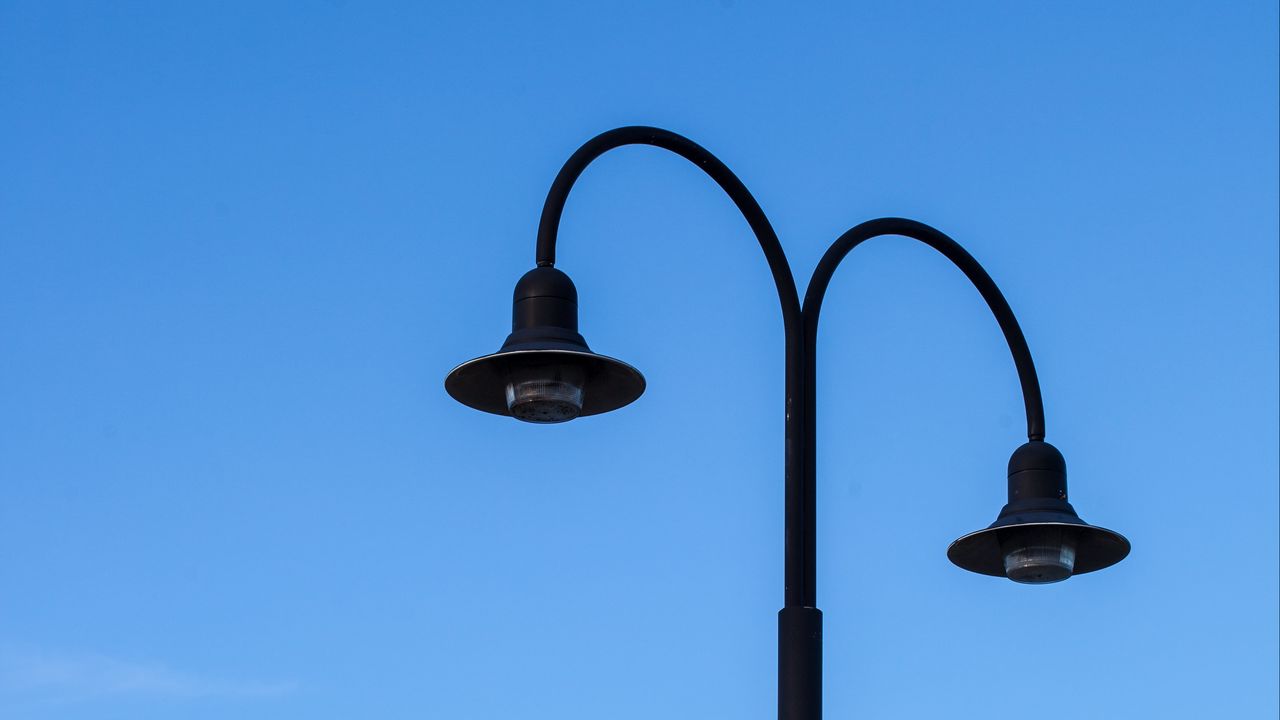 Wallpaper lantern, sky, street